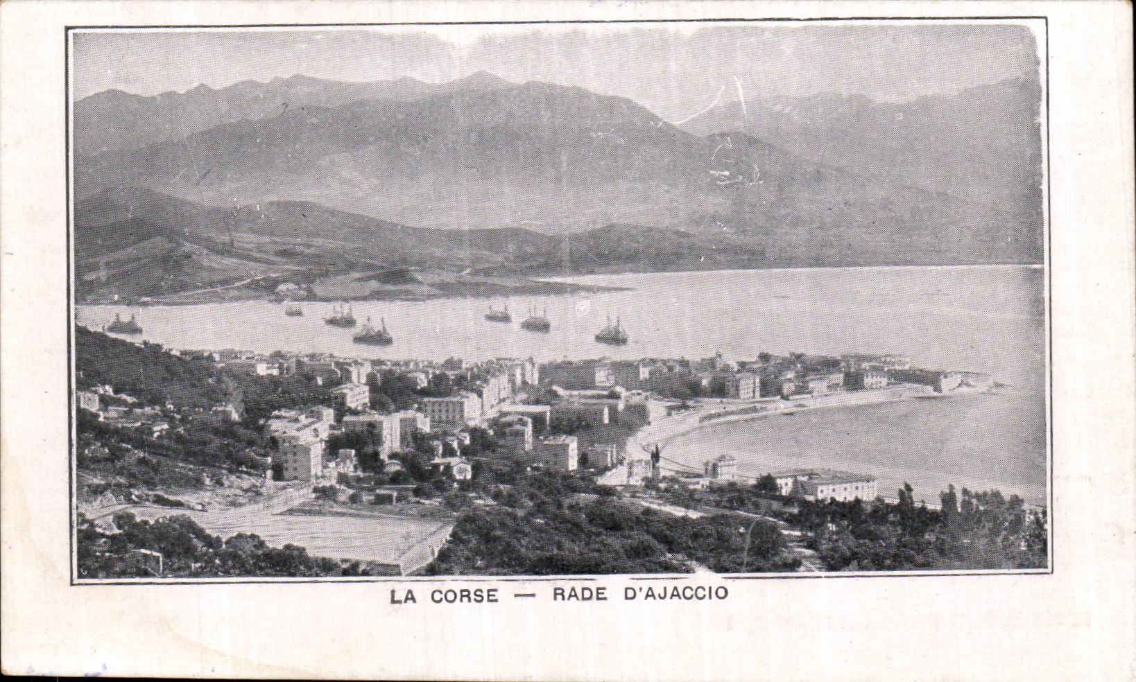 CPA Corse Corsica Ajaccio La rade