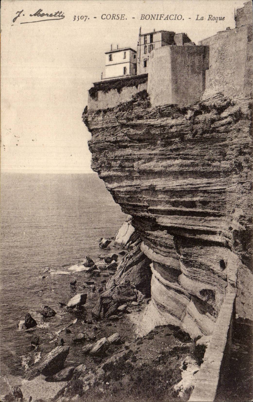 CPA Corse Corsica Bonifacio La Roque