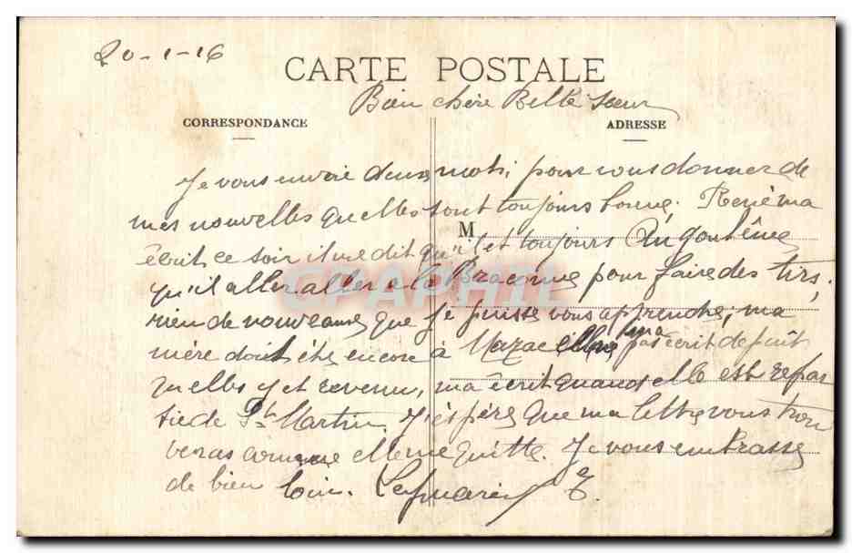 CPA Militaria L invasion des barbares modernes Un coin de la Scarpe  — Rückseite