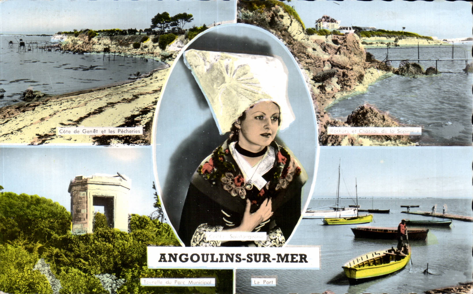 Angoulins sur Mer - Souvenir - CPA 