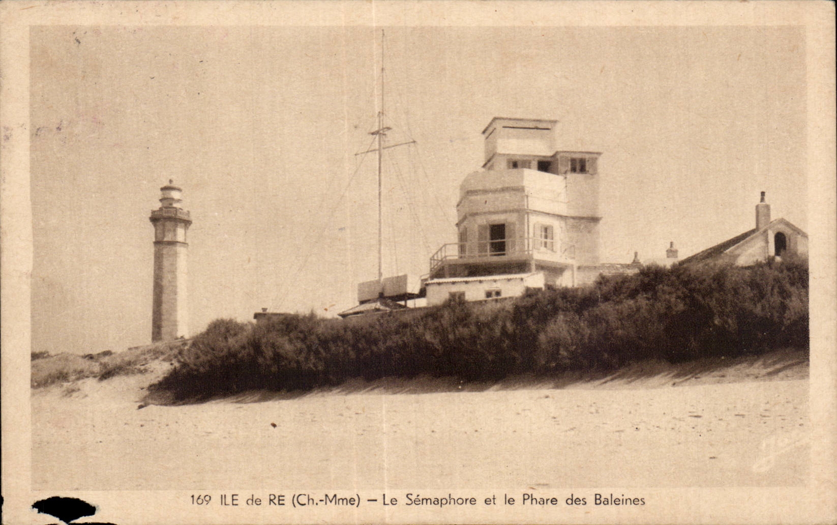 Ile de Re - Le Semaphore et la Phare des Baleines - CPA 