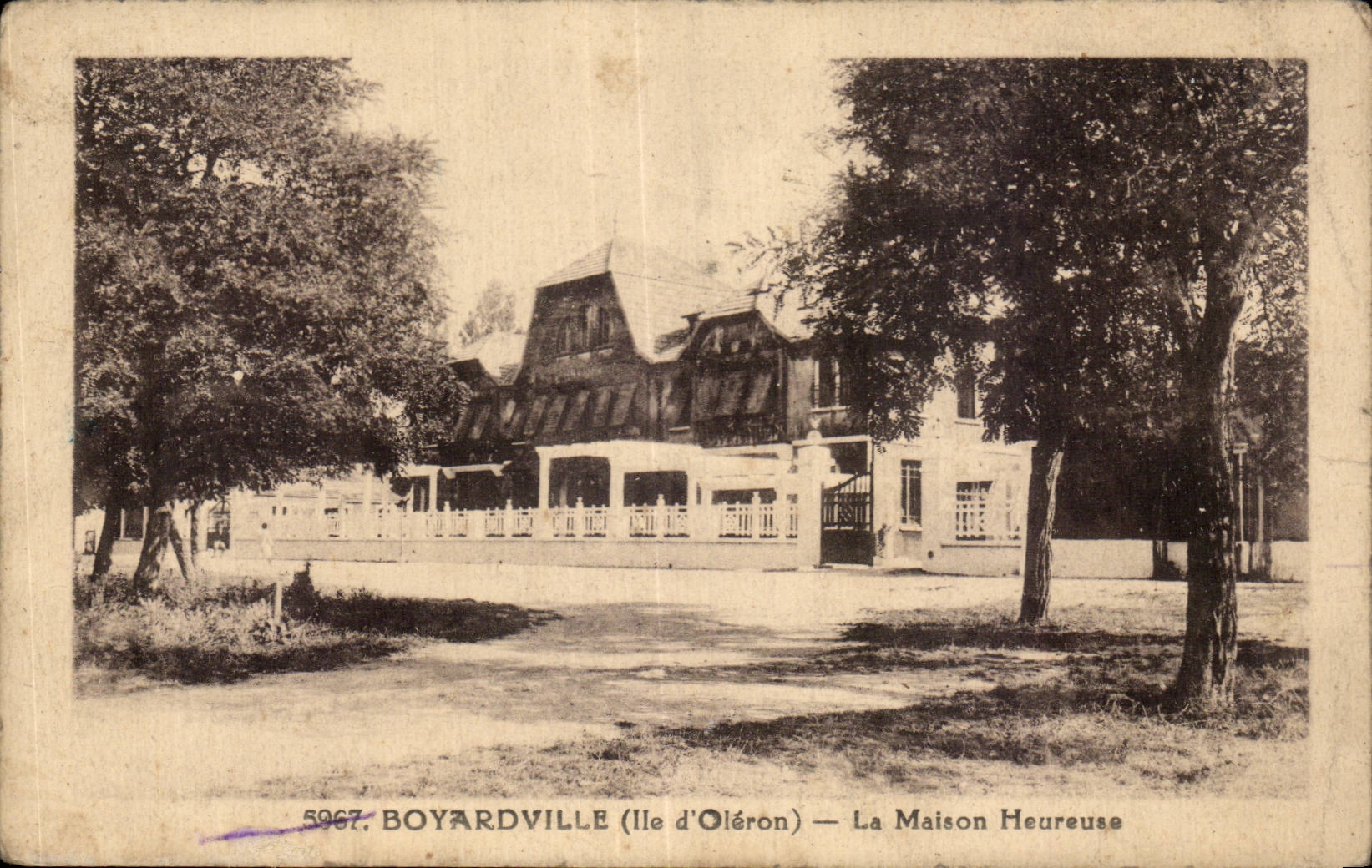 Ile d Oleron - Boyardville - La Maison Heureuse - CPA 