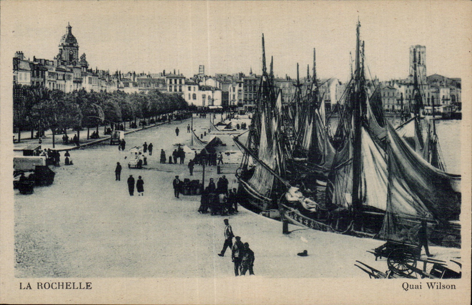 La Rochelle - Quai Wilson Bateaux - CPA 