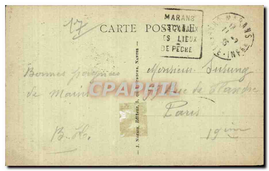 Marans - L Ancienne l Eglise - CPA  — Rückseite
