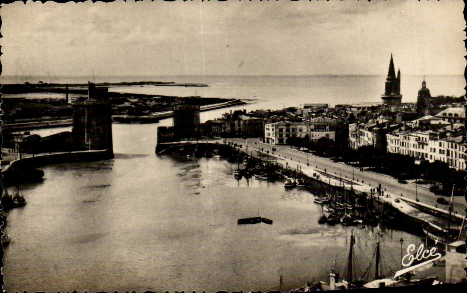 La Rochelle — Allgemeiner Blick auf den Hafen — Verleger Elcé, Nr. 2286