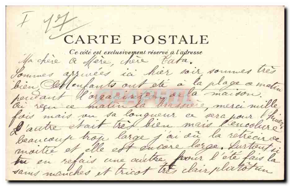 Fouras les Bains - Avenue du Casino - CPA  — Rückseite