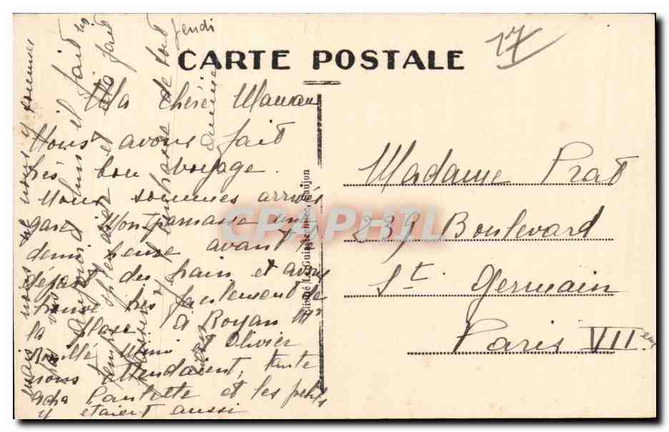 Meschers les Bains - Retour de Promenade - Crepuscule dans les Grottes - CPA  — Back