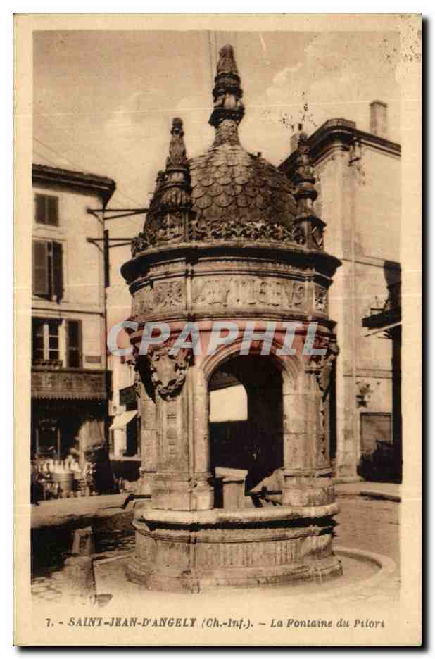 Saint Juan d Angely - La Fontaine - CPA 