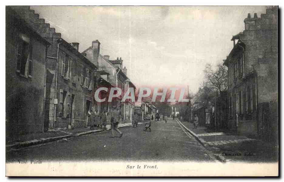 CPA Militaria Sur le front 