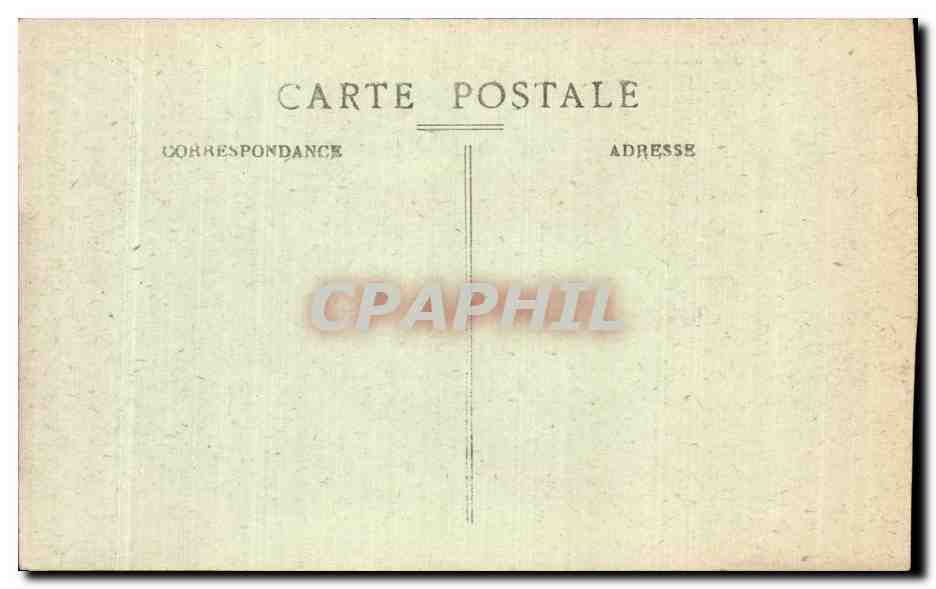 CPA Militaria Guerre 1914 Reims Le grand theatre en ruines bombarde par les obus allemands  — Rückseite