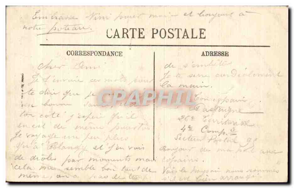 Arras — Un Coin de l'Hôpital St-Jean — Édition Fernand Bahois — Rückseite