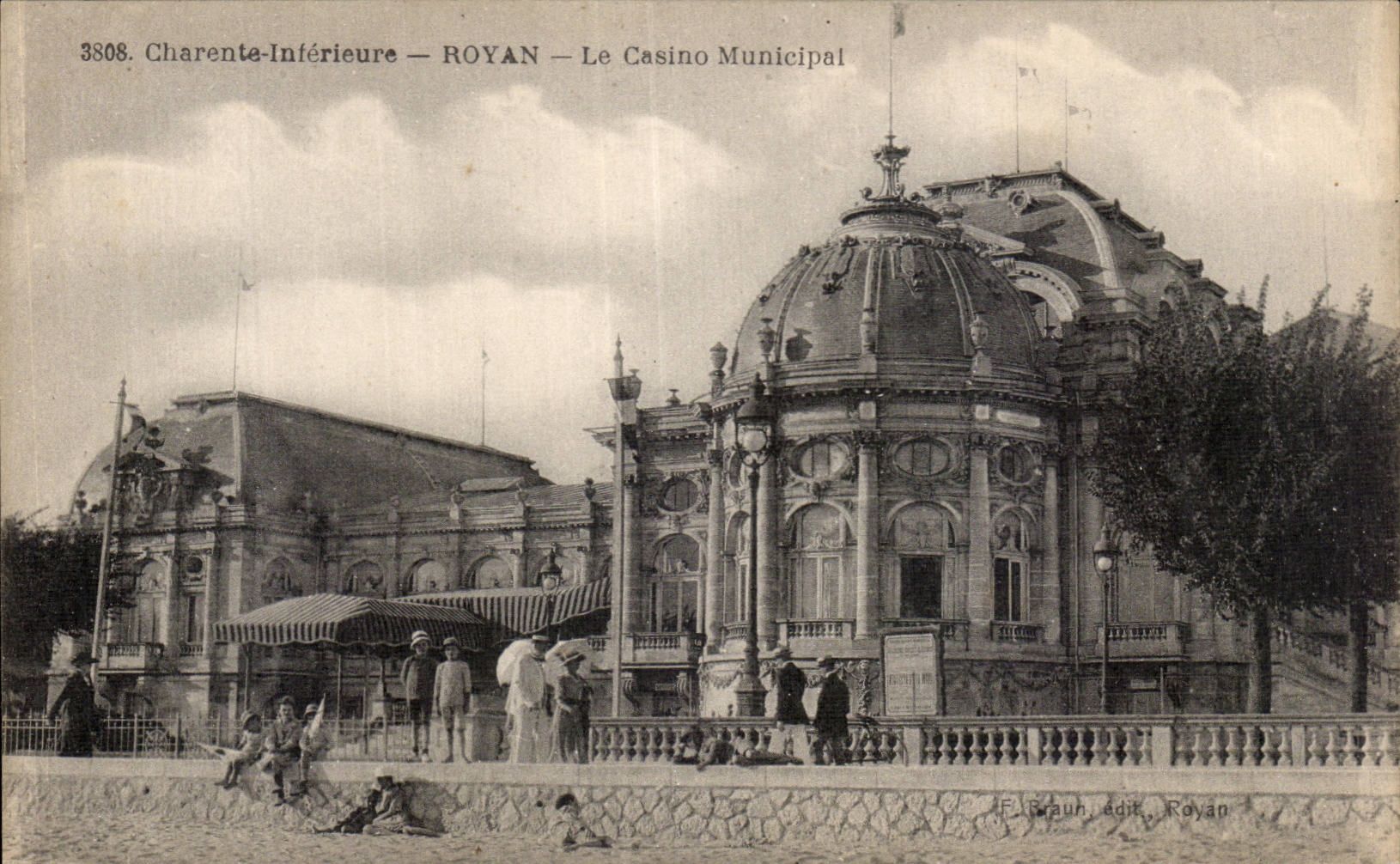 Royan - Le Casino Municipal - CPA