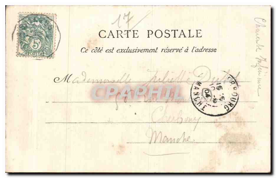 Royan - Le Casino Municipal - CPA — Rückseite