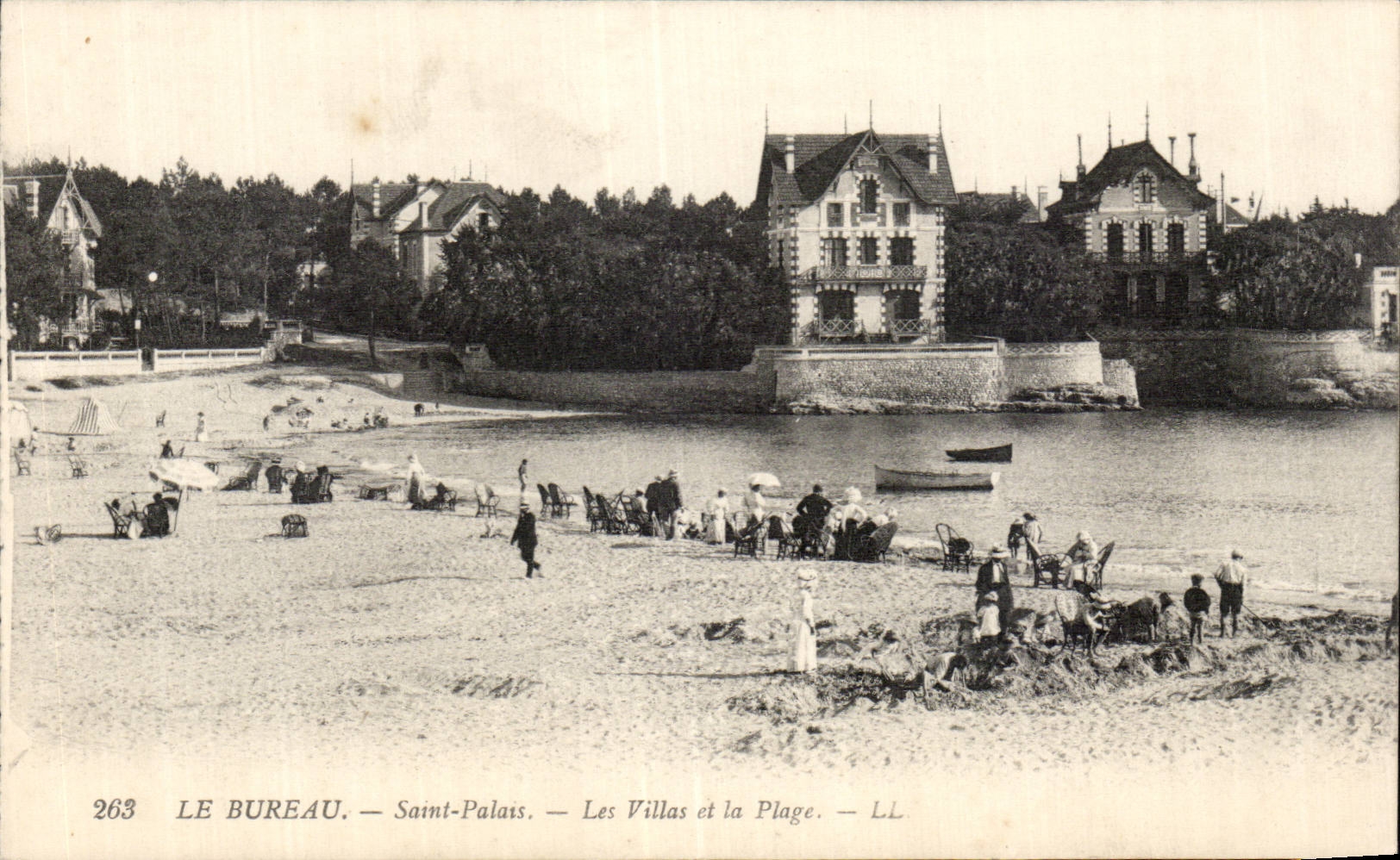Le Bureau - Saint Palais - Les Villas et la Plage - CPA