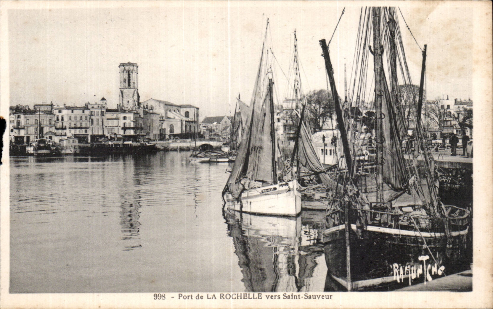 Hafen von LA ROCHELLE in Richtung Saint-Sauveur — 998 — Verlag RAVOURTCHÉ