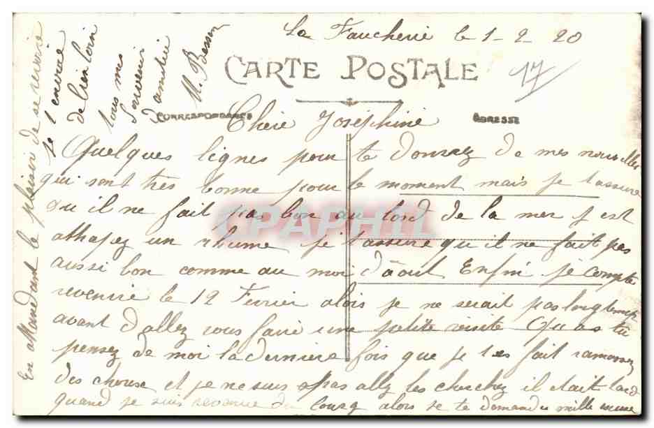 LA ROCHELLE — Vue générale de la Plage vue de la Terrasse du Casino — R. Bergevin éditeur, 66, rue des Merciers, La Rochelle — Rückseite