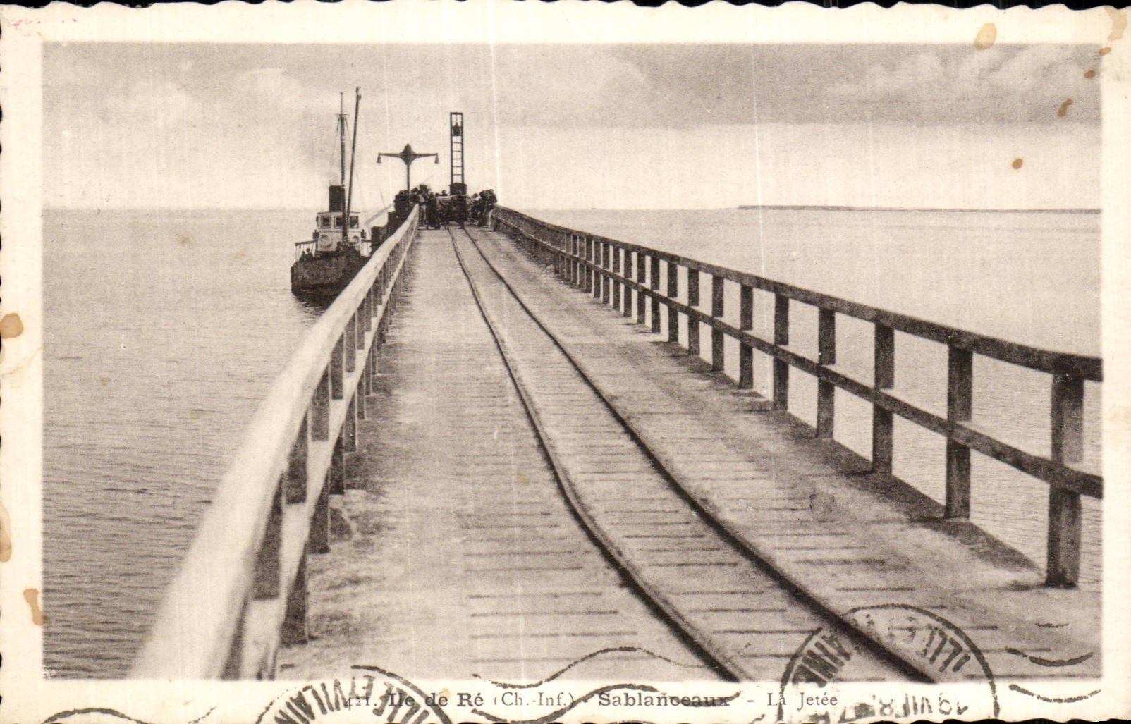 Ile de Re - La Jetee - CPA 