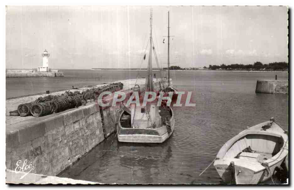 Port de l'Île de Ré — Sortie du port — Éditeur Elcée