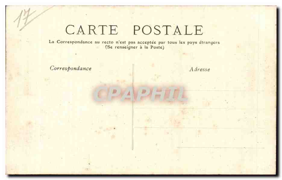La Rochelle - La Salle des Fêtes de l'Hôtel-de-Ville — éditeur inconnu, n° 14 — Verso