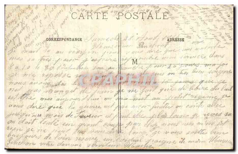 CPA Militaria Arras bombarde et incendie par les allemands — Rückseite