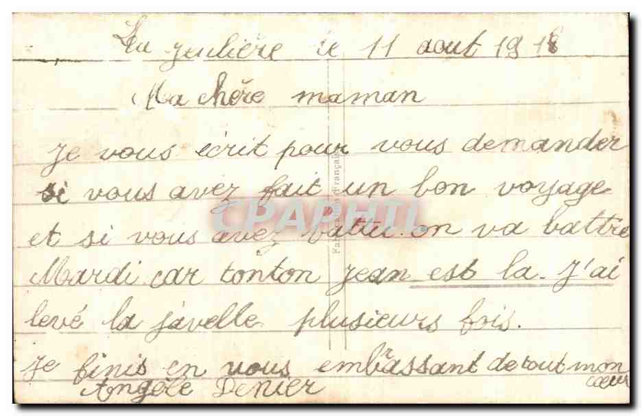CPA Fantaisie Femme Priere au tout puissant Croix Jesus  — Rückseite