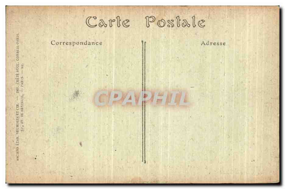 CPA Militaria Etats Unis Carrier Belleuse Gorguet — Rückseite