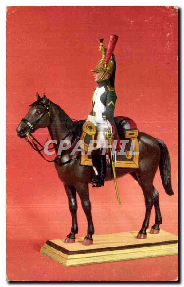 Dragon de la Garde impériale — Maréchal des Logis-Chef — Édité par le Comité National de l'Enfance, N° 4