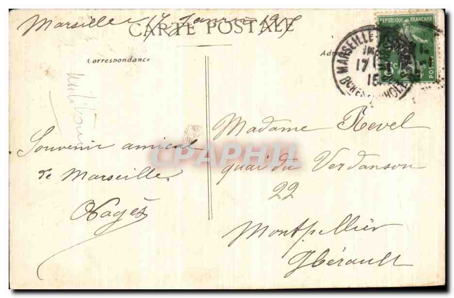 CPA Militaria Joffre mon coeur a la France  — Rückseite