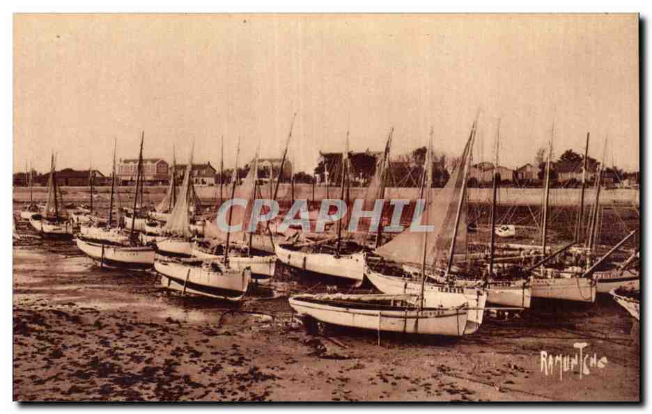 Ile d Oleron - La Cotiniere - La Flottille au Port - CPA
