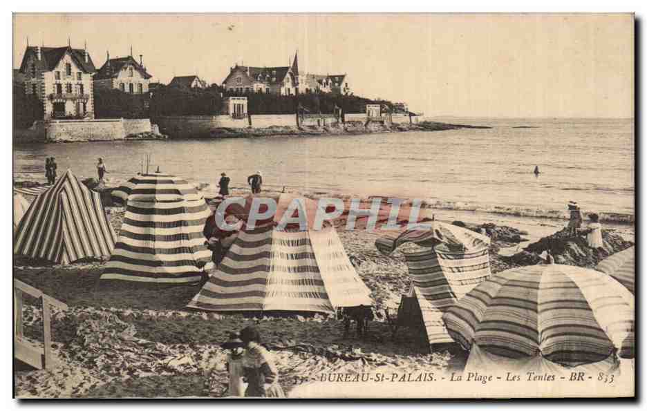 Bureau St Palais - La Plage - Les Tentes - CPA