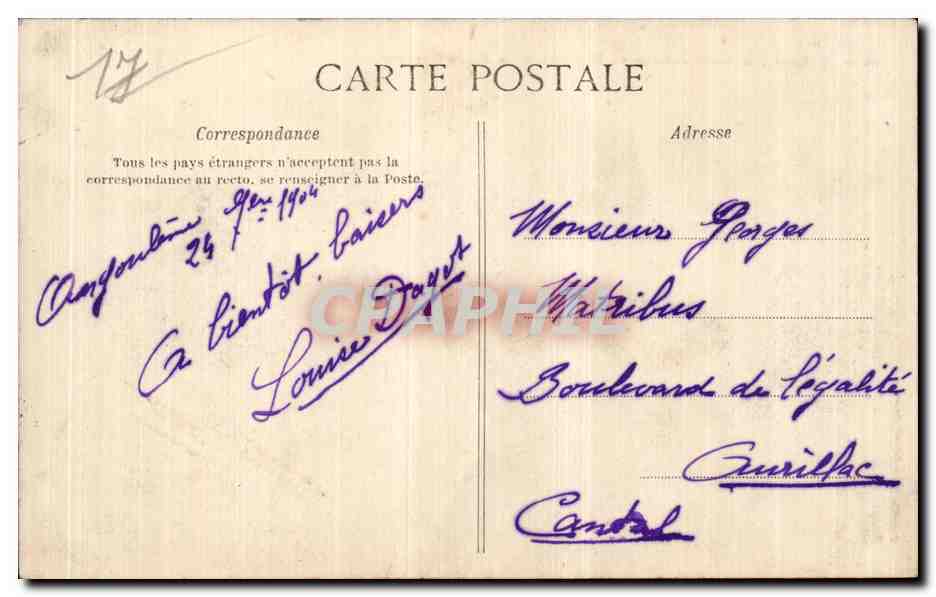 Royan - Grande Conche et Bouleavrd de Saint Georges - CPA — Rückseite