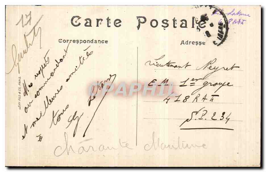 La Rochelle - Le Port - Sortie des Bateaux de Peche - CPA — Rückseite