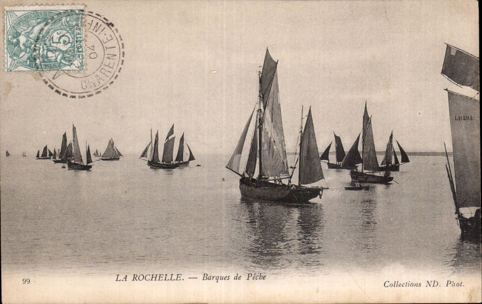 La Rochelle — Barques de Pêche — Collections ND. Phot. n°99