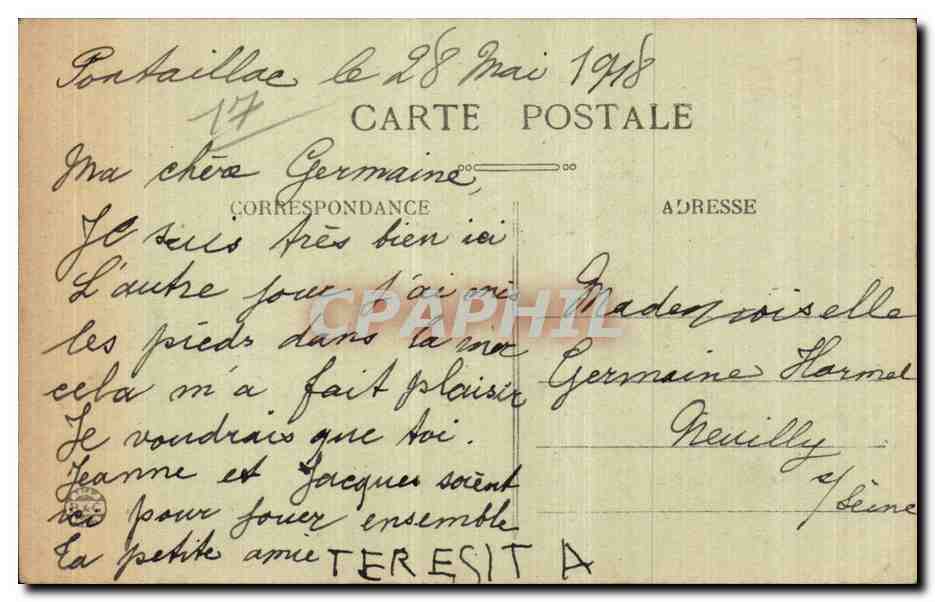 Royan - Les Tentes et les Villas a Pontaillac - CPA — Back