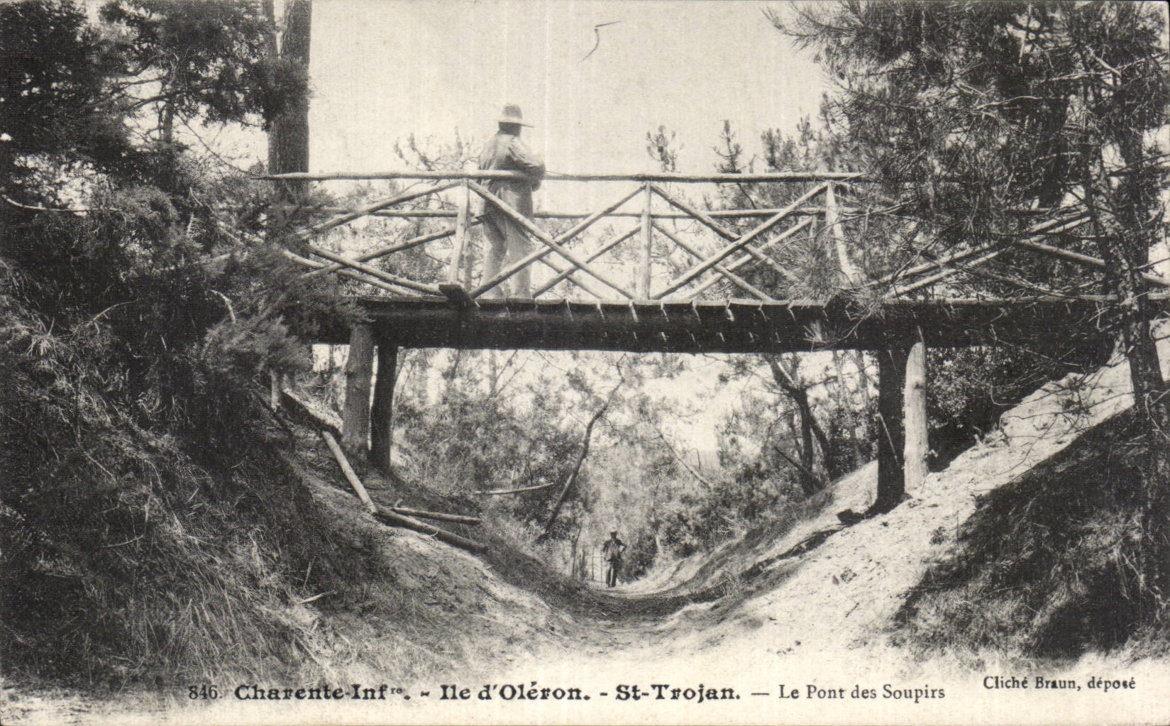 CPA Ile d Oleron St Trojan Le pont des soupirs 