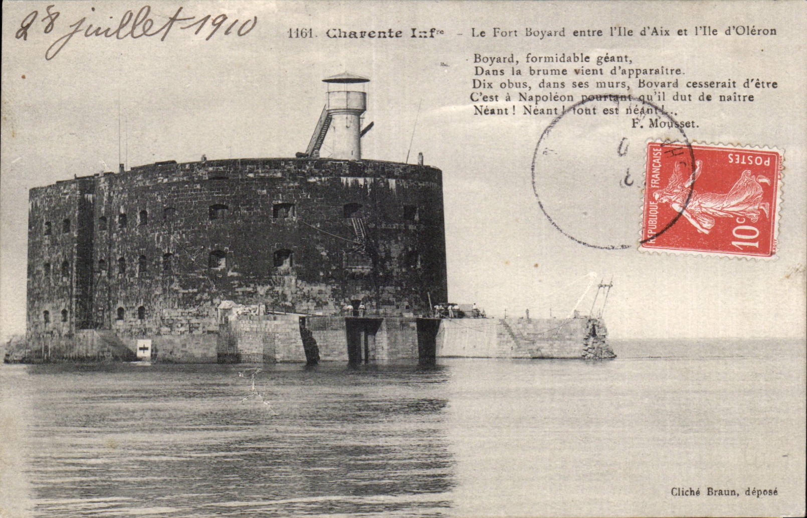 CPA Le fort Boyard entre l ile d Ai et l Ile d Oleron 