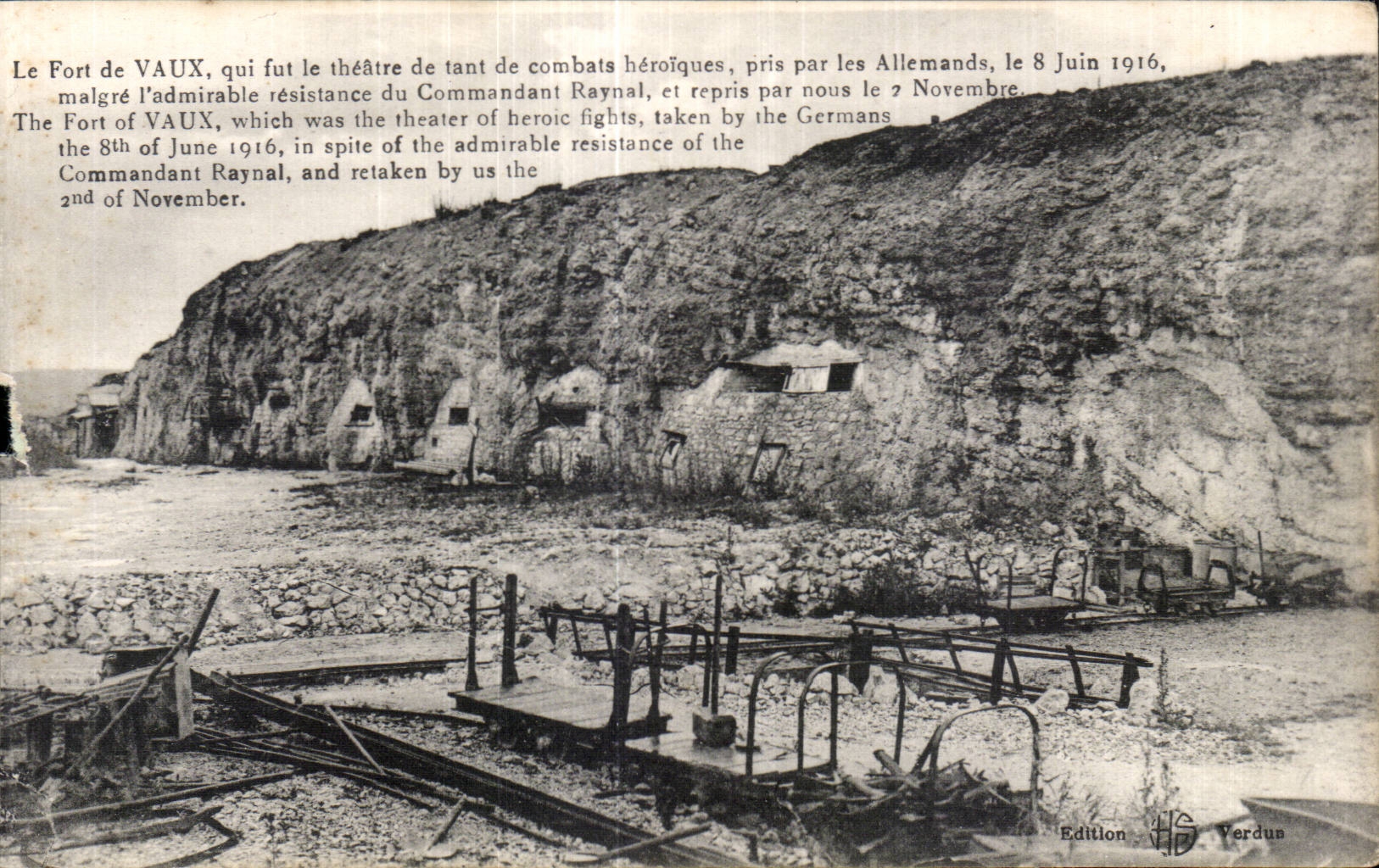 CPA Militaria Guerre 1914 Le fort de Vaux 