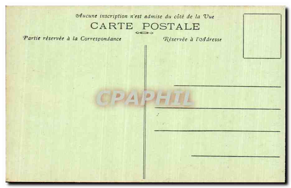CPA Militaria Guerre 1914 Verdun Boveau conduisant au fort de Douaumont — Rückseite