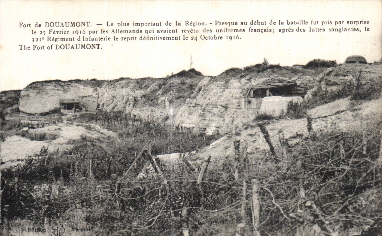 CPA Militaria Guerre 1914 Le fort de Douaumont 