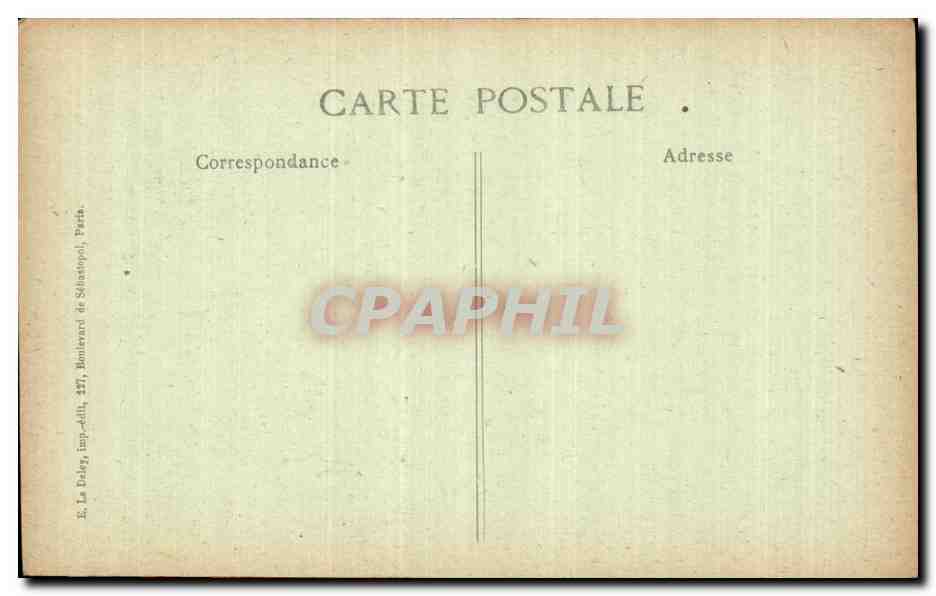 CPA Militaria Guerre 1914 Dans L oise Retraite des allemands Entonnoir creuse dans une mine dans un carrefour  — Rückseite