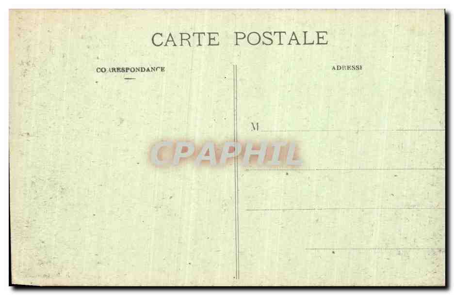 CPA Militaria Senlis incendie par les allemands Maisons incendiees Rue de la Republique  — Rückseite