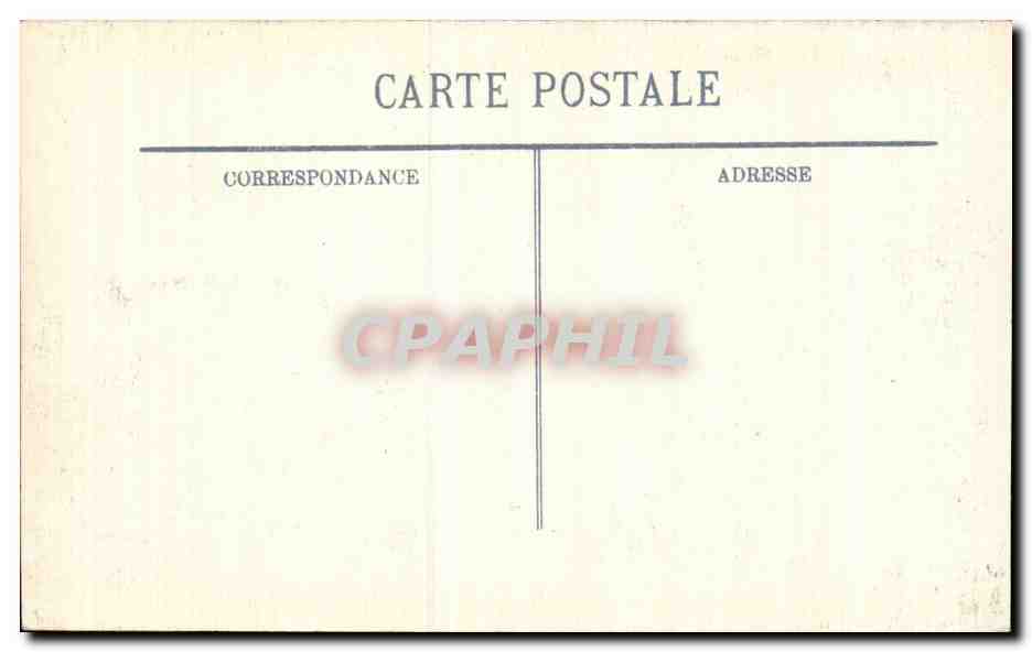 CPA Militaria Guerre de 1914 Senlis Quartier de la licorne  — Rückseite