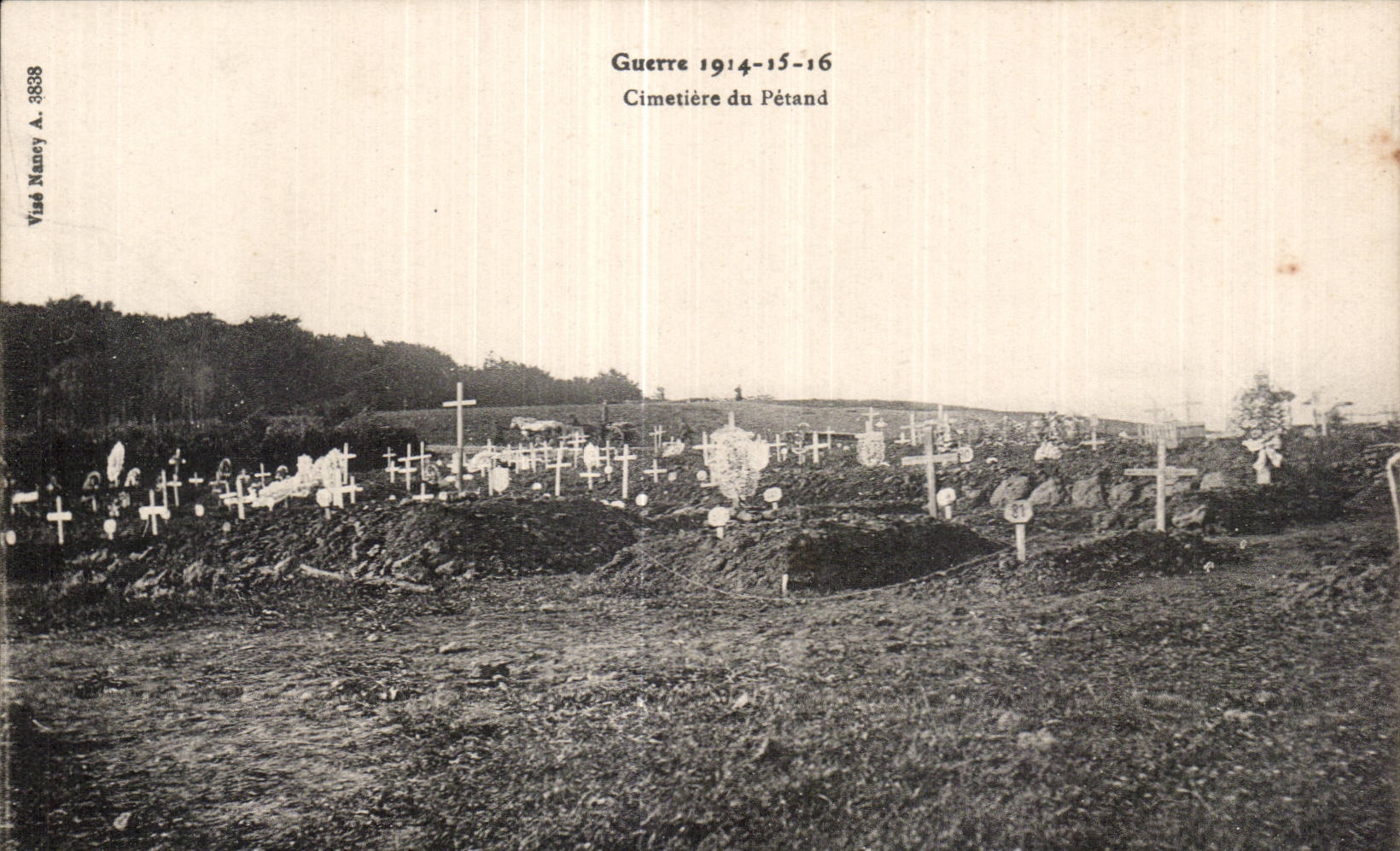 CPA Militaria Guerre 1914 1918 Cimetiere du Petand