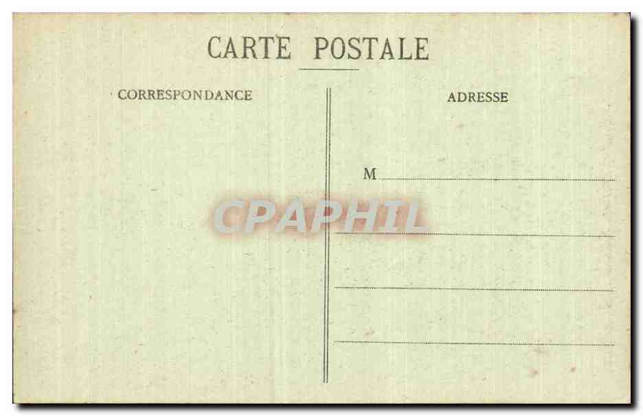 CPA Militaria Guerre 1914 1918 Cimetiere du Petand — Rückseite