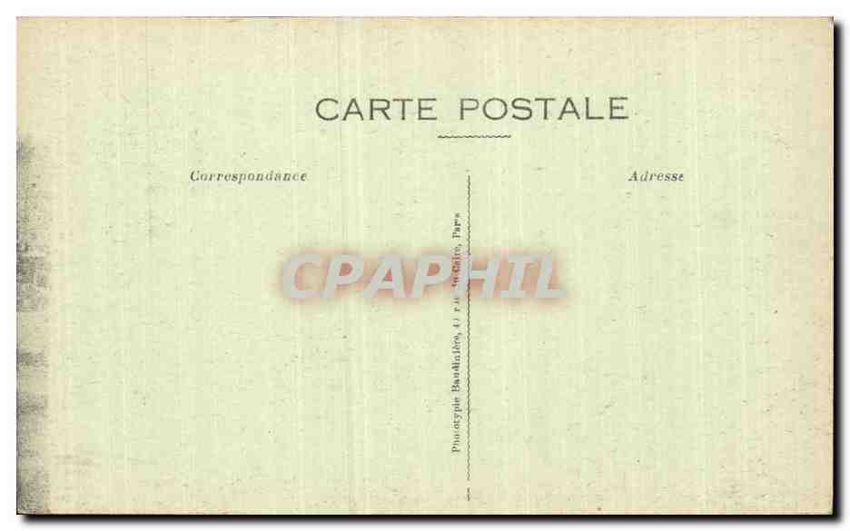 CPA Militaria Guerre de 1914 Bombardement de Verdun Ruines pres du canal  — Rückseite