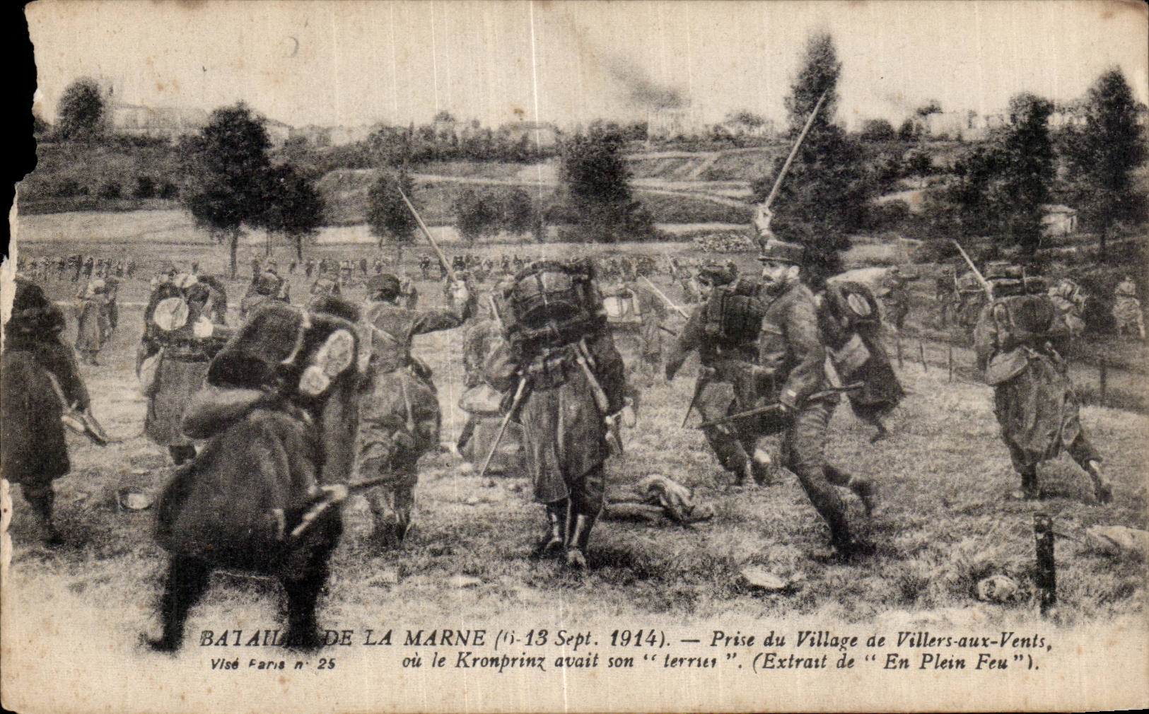 Bataille de la Marne (6-13 Sept. 1914) — Prise du Village de Villers-aux-Vents — Visé Faire n° 25