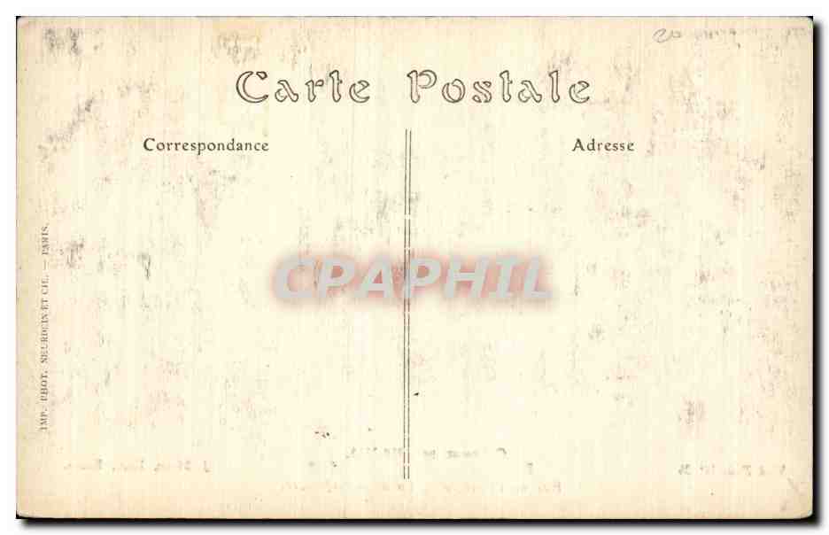CPA Militaria Guerre de 1914 Bombardement de Reims Rue de l universite La sous Prefecture — Rückseite
