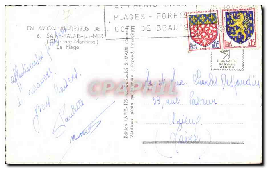 Saint-Palais-sur-Mer — La Plage — Édition Lapie — Reverso