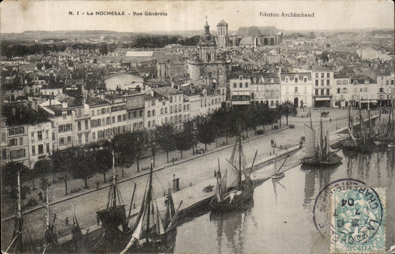 CPA La Rochelle Vue generale