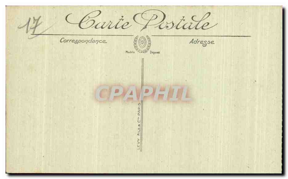 CPA La Rochelle la tour de la lanterne dite des 4 sergents Bateaux — Verso